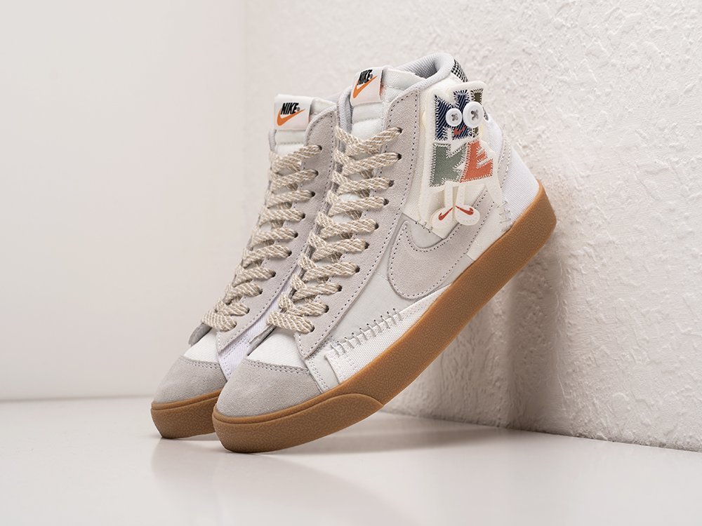 Nike Blazer Mid 77 white textile KEDRED