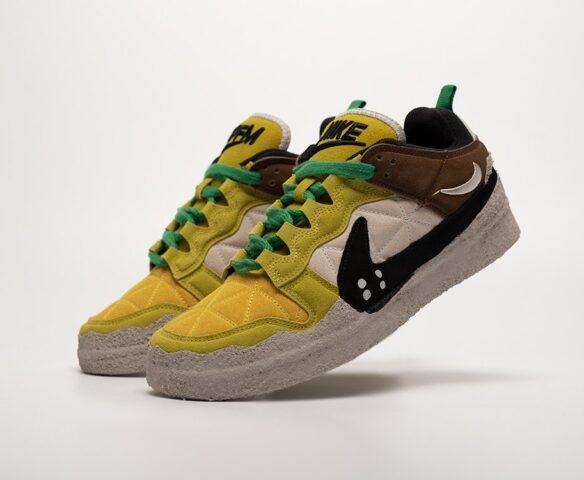 CPFM х Nike Dunk Low желтые