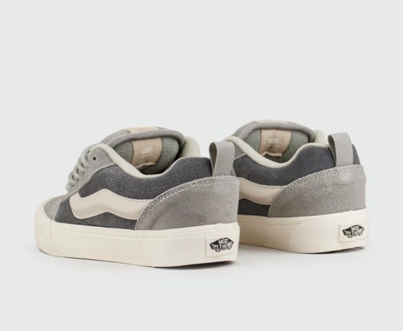 Кеды Vans Knu Skool Grey / White Wmns. Вид 3