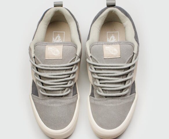 Кеды Vans Knu Skool Grey / White Wmns. Вид 6